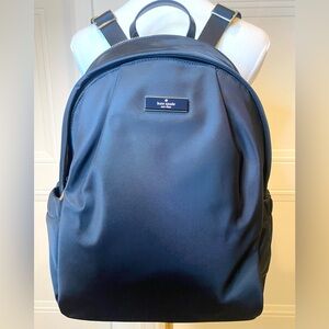 kate spade “Carter” Large Backpack NWT Pleated Nylon Laptop Compatible